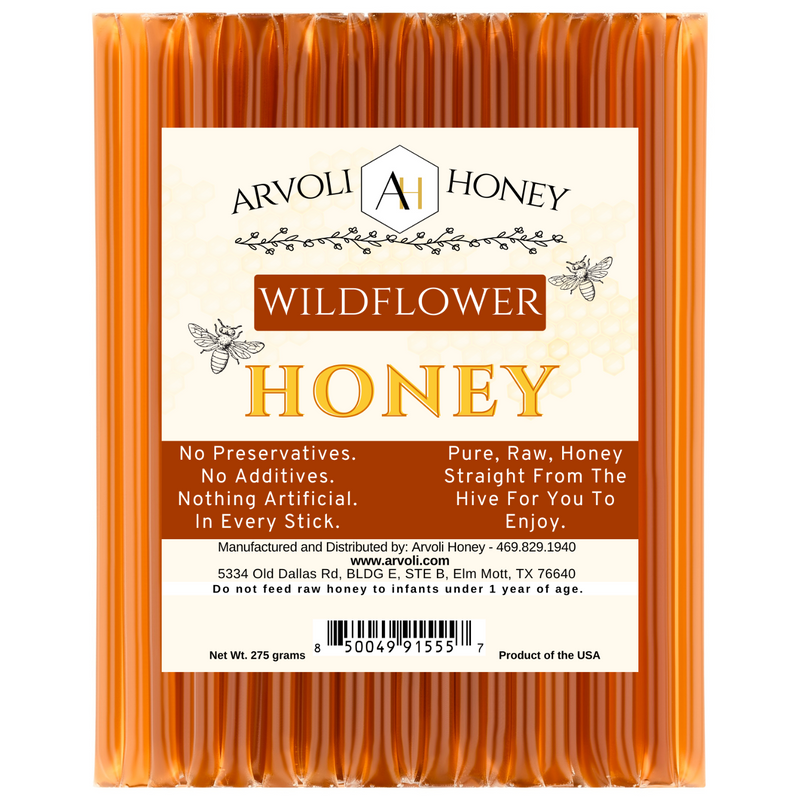 Raw Honey Sticks (50)